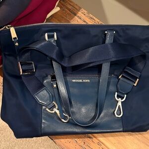 Michael Kors Dark Blue Tote Bag